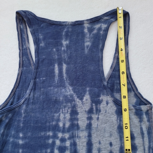 AEO | Tie-Dye Halter Tank Top NWOT grey & blue X-Small - Picture 6 of 12